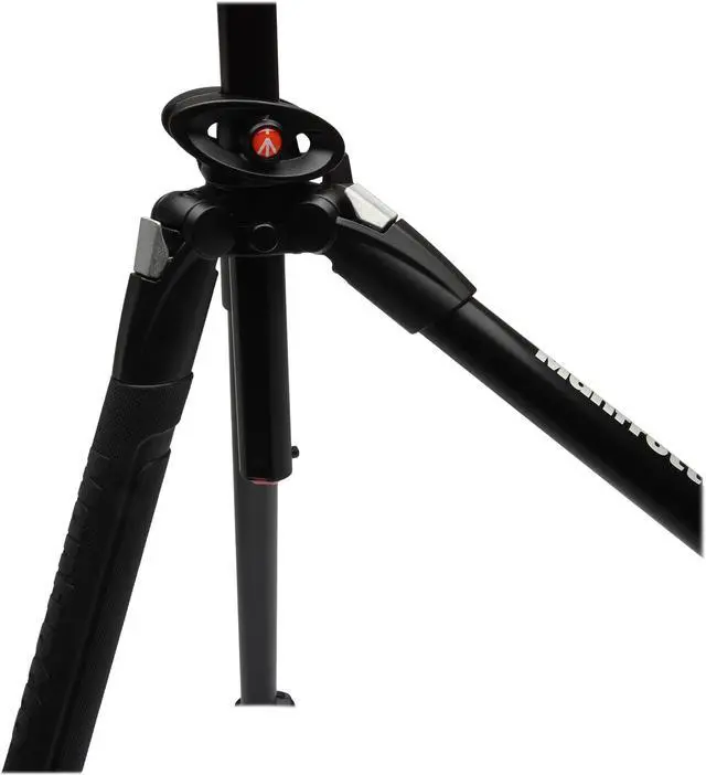 Alt view image 4 of 20 - Manfrotto MK290DUA3-3WUS 290 Dual Aluminum Tripod Kit w/3 Way Pan & Tilt Head