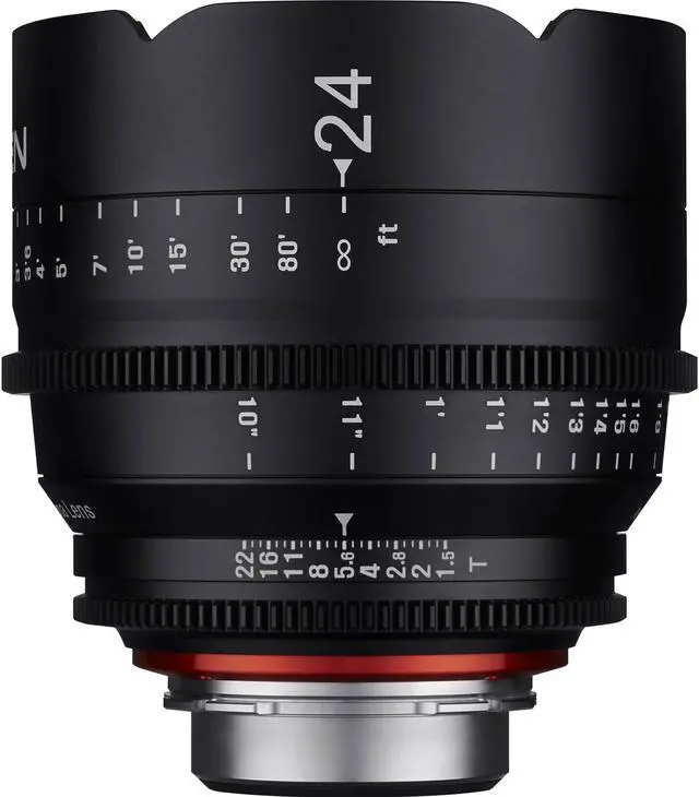 Alt view image 7 of 20 - Rokinon Xeen 24mm T1.5 Cine Lens for PL-Mount #XN24-PL