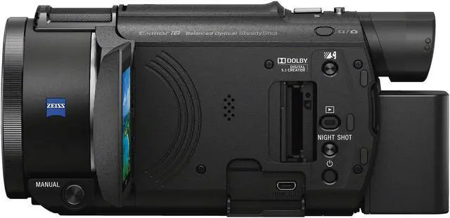 Alt view image 5 of 20 - Sony FDRAX53/B 4K HD Video Recording Camcorder (Black)