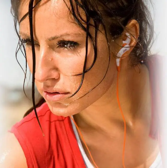 Alt view image 3 of 7 - JVC  Blue  HA-ETX30-A-J  Wtrprf Extreme Fitness Headphones