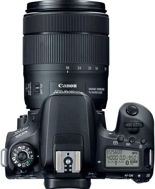 Alt view image 10 of 20 - Canon EOS 77D EF-S 18-135 IS USM Kit