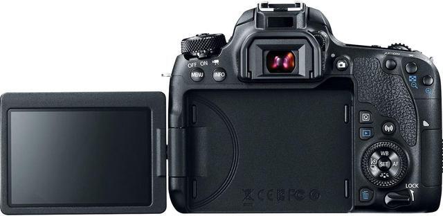Alt view image 3 of 20 - Canon EOS 77D 24.2 MP CMOS (APS-C) Digital SLR Camera with Wi-Fi & Bluetooth (Body)