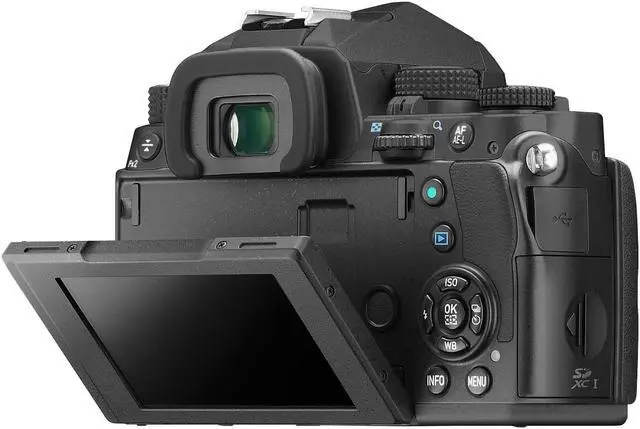 Alt view image 6 of 15 - Pentax KP 24.3MP CMOS Ultra Compact Full HD Digital SLR Camera - Black (Body Only)