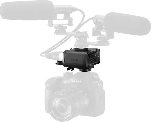 Alt view image 5 of 20 - Panasonic Lumix DMW-XLR1 XLR Professional Microphone Adapter for DC-GH5 Camera