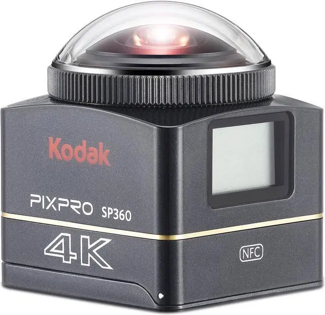 Alt view image 6 of 17 - Kodak PIXPRO SP360 360 Degree VR 4K Action Camera Premier Pack #SP360 4K-BK3