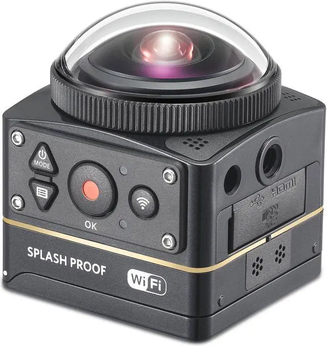 Alt view image 8 of 17 - Kodak PIXPRO SP360 360 Degree VR 4K Action Camera Premier Pack #SP360 4K-BK3