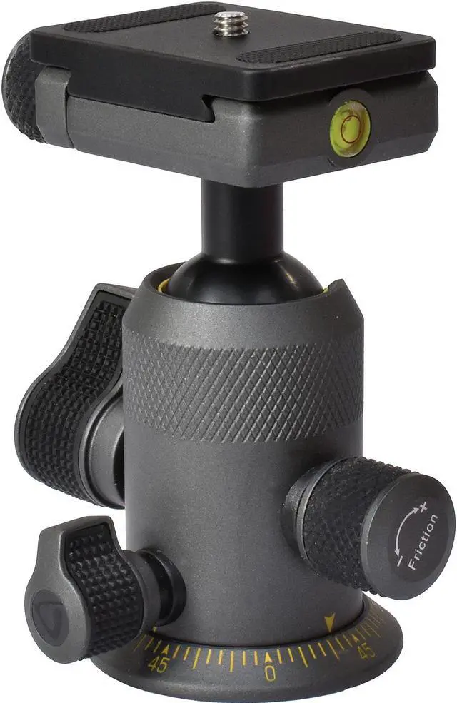 Alt view image 2 of 15 - Vanguard Alta BH-100 Aluminum Ball Head - 22 lb Max Load Capacity, 2 Bubble Levels
