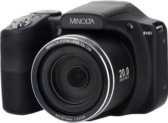 Main image of Minolta MN35Z 1080p 35x Zoom Wi-Fi Digital Camera (Black)