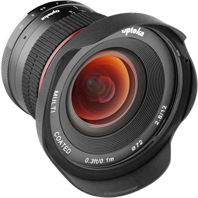 Alt view image 8 of 13 - Opteka 12mm f/2.8 HD MC Manual Focus Wide Angle Lens for Fuji X Mount APS-C Digital Cameras