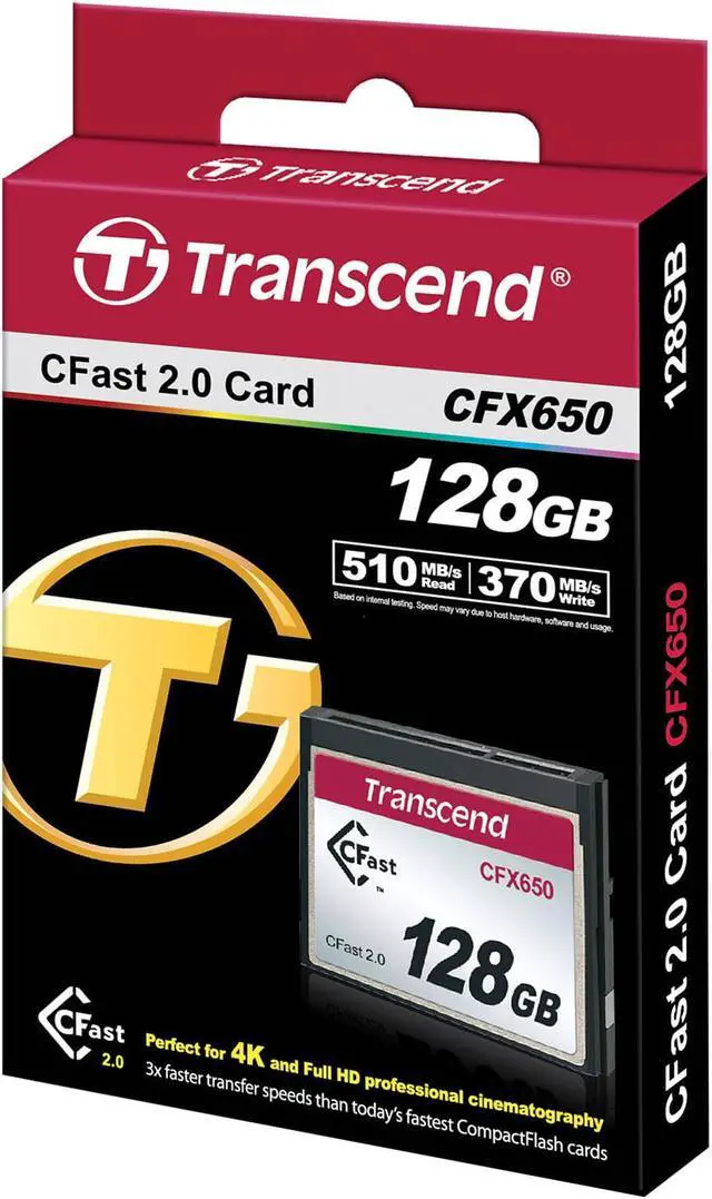 Alt view image 6 of 16 - 128GB CFAST 2.0 SATA III TURBO MLC, WIDE OPERATING TEMPERATURE -5C - 70C, ANTI-V