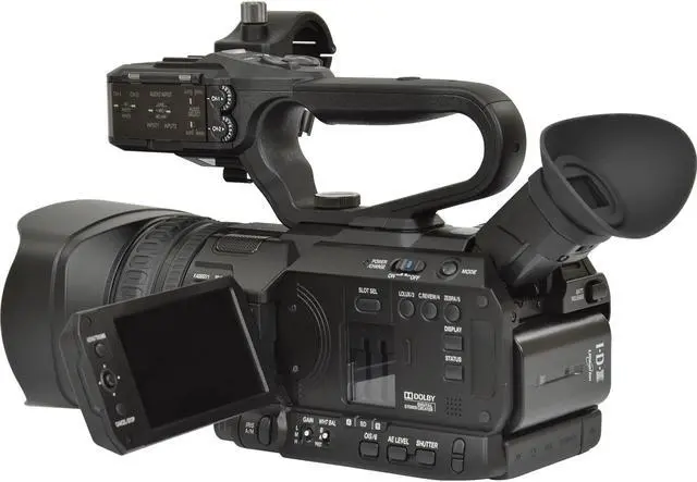 Alt view image 3 of 7 - JVC GY-HM250SP Ultra 4K HD 4KCAM Professional Sports Production Camcorder with Top Handle Audio Unit
