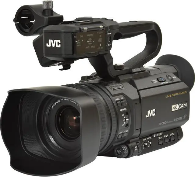 Main image of JVC GY-HM250SP Ultra 4K HD 4KCAM Professional Sports Production Camcorder with Top Handle Audio Unit