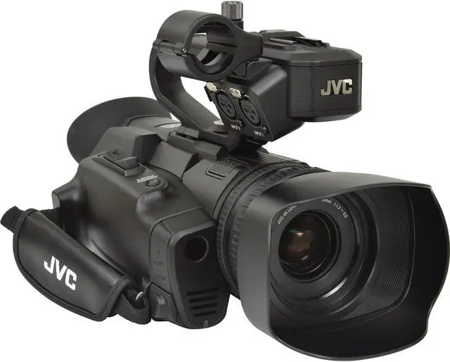 Alt view image 2 of 7 - JVC GY-HM250SP Ultra 4K HD 4KCAM Professional Sports Production Camcorder with Top Handle Audio Unit