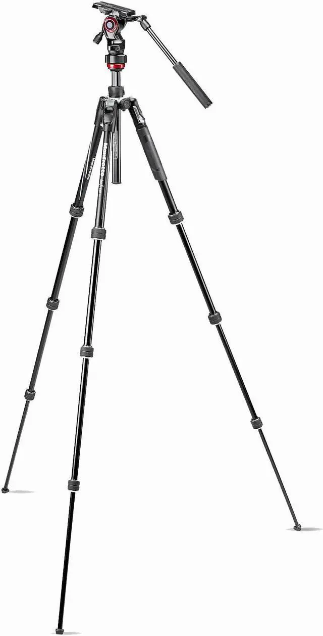 Alt view image 5 of 16 - Manfrotto Befree Live Video Tripod Kit with Twist Leg Locks