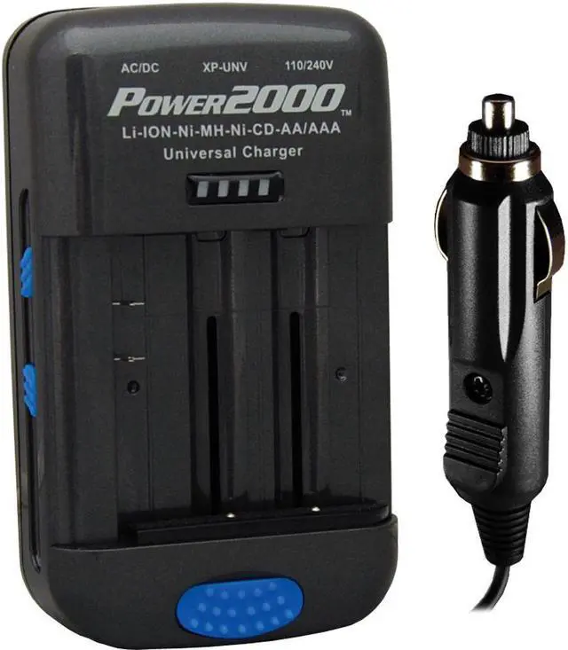 Alt view image 4 of 5 - Power2000 XP-UNV AC/DC Universal Battery Charger