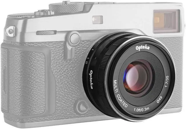 Alt view image 12 of 13 - Opteka 35mm f/1.7 HD MC Manual Focus Prime Lens for Olympus Micro 4/3 Mount Digital Cameras
