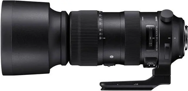Alt view image 2 of 20 - Sigma 60-600mm f/22-32 Fixed Zoom F4.5-6.3 DG OS HSM Camera Lenses, Black (730954), Canon EF