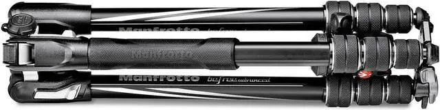 Alt view image 14 of 20 - Manfrotto Befree Advanced Twist Aluminum Travel Tripod with Ball Head, Black