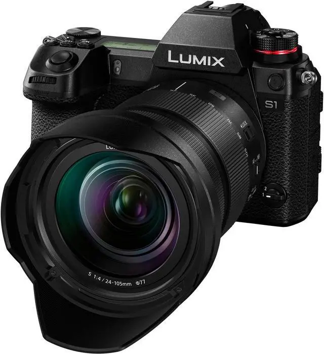 Alt view image 4 of 20 - Panasonic LUMIX S1 Mirrorless Camera with LUMIX S 24-105mm f/4 O.I.S Lens