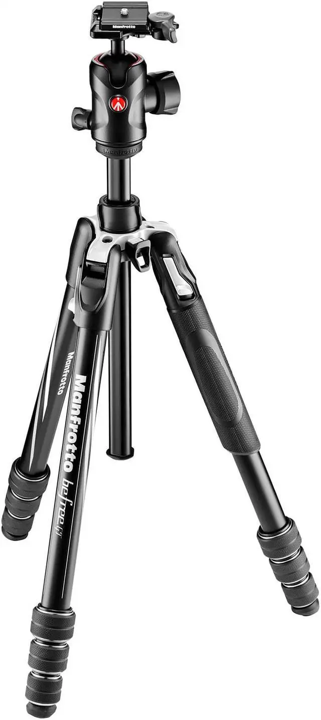 Alt view image 10 of 20 - Manfrotto Befree GT Aluminum Tripod with Twist Lock - Black