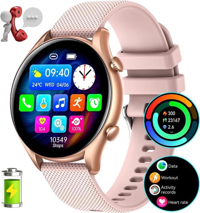 Smart Watch for Men Make/Answer Call 1.32 HD Water Resistant Fitness  Tracker with Heart Rate Sleep Monitor Phone Call 2022 EIGIIS Sports  Smartwatch Compatible with iPhone Samsung Android Phones Pink 