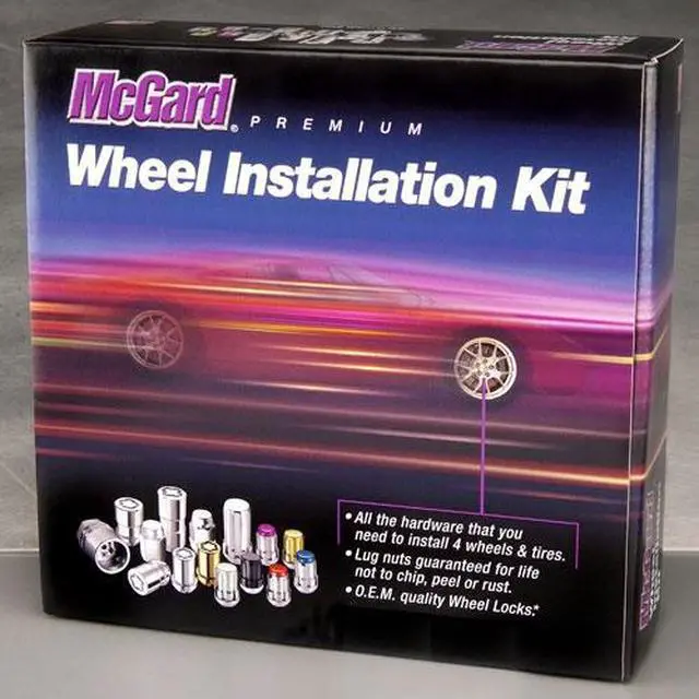 Alt view image 4 of 7 - McGard 84508 Chrome Cone Seat Wheel Installation Kit; 5 Lug (9/16"-18)