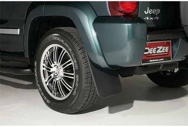 Alt view image 4 of 13 - Dee Zee DZ17939 Black Composite Rubber Universal Splash Guards