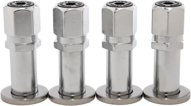 Alt view image 3 of 13 - McGard 63004 Chrome Extra Long 1.365" Shank Style Lug Nut Set (1/2"-20)