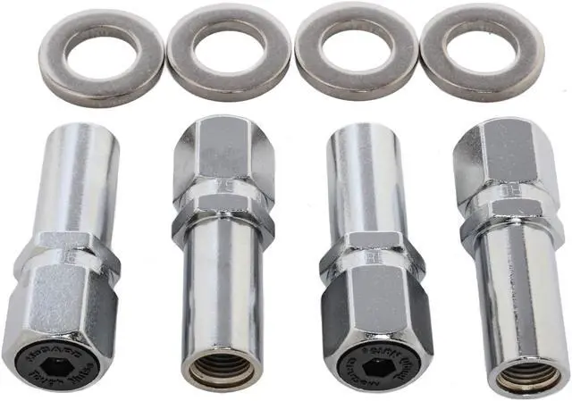 Alt view image 4 of 13 - McGard 63004 Chrome Extra Long 1.365" Shank Style Lug Nut Set (1/2"-20)