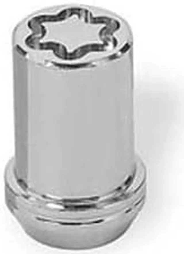 Alt view image 2 of 15 - McGard 25257 Chrome Tuner Style Cone Seat Wheel Lock Set (M12 x 1.5)