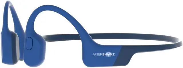 Alt view image 8 of 14 - AfterShokz AS800BE Aeropex Wireless Bone Conduction Headphones - Blue