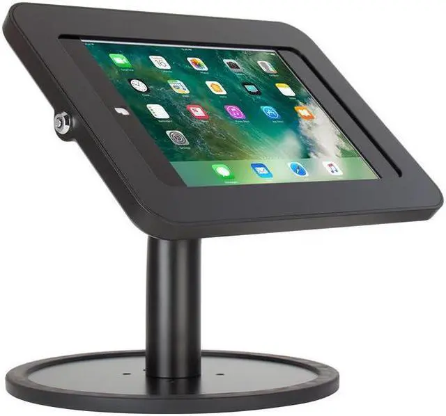 Alt view image 2 of 9 - The Joy Factory Elevate II Countertop Kiosk for iPad 10.2" 7th Gen Black KAA112B