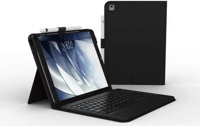 Alt view image 6 of 11 - ZAGG Messenger Folio Apple iPad 10.2 inches Portable Typing Wireless Keyboard and Case
