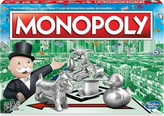 Alt view image 16 of 17 - Monopoly Updatd Tokens Classic Gameplay Family Fun Board Game Hasbro C1009