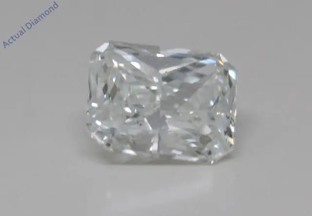 Alt view image 5 of 5 - Radiant Diamond Solitaire Engagement Ring,14k White Gold (1.01 Ct,F Color,VS2 Clarity) GIA Certified