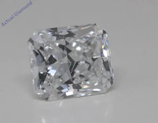 Alt view image 5 of 5 - Radiant Cut Loose Diamond (1.32 Ct,E Color,VS1(Drilled) Clarity) GIA Certified