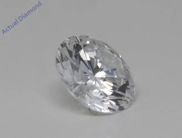 Alt view image 5 of 5 - Round Diamond Solitaire Engagement Ring,14k White Gold (0.58 Ct,D Color,SI1 Clarity) GIA Certified