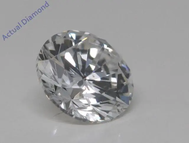 Alt view image 5 of 5 - Round Diamond Solitaire Engagement Ring,14k White Gold (0.59 Ct,H Color,SI2 Clarity) GIA Certified