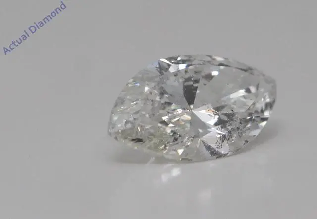 Alt view image 3 of 5 - Marquise Cut Loose Diamond (0.91 Ct,I Color,SI1 Clarity) IGL Certified