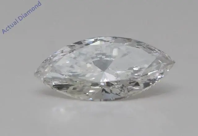 Alt view image 5 of 5 - Marquise Cut Loose Diamond (0.91 Ct,I Color,SI1 Clarity) IGL Certified