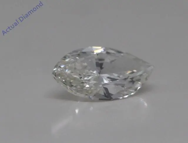 Alt view image 2 of 5 - Marquise Cut Loose Diamond (0.5 Ct,H Color,VS2(Drilled) Clarity) IGL Certified