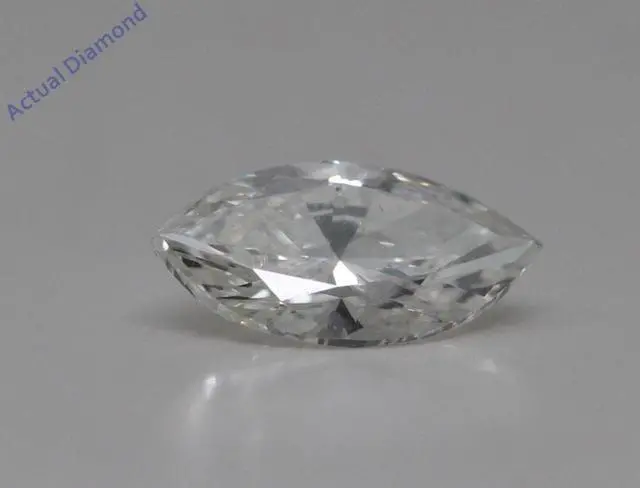Alt view image 5 of 5 - Marquise Cut Loose Diamond (0.5 Ct,H Color,VS2(Drilled) Clarity) IGL Certified