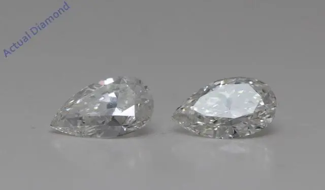 Alt view image 3 of 3 - Pear Diamond Lever Back Earrings 14k Yellow Gold (2.05 Ct,G-H Color,VS2 - VVS1 Clarity IGL Certified)