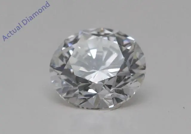 Alt view image 3 of 3 - Round Diamond Solitaire Pendant Necklace 14K White Gold (0.33 Ct,H Color,VS2 Clarity) GIA Certified