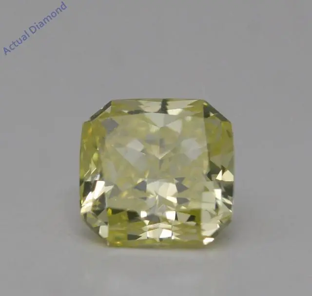 Main image of Radiant Cut Loose Diamond (1.01 Ct,Yellow(Irradiated) Color,SI1 Clarity) GIA Certified