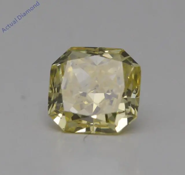 Main image of Radiant Cut Loose Diamond (0.97 Ct,Yellow(Irradiated) Color,SI1 Clarity)