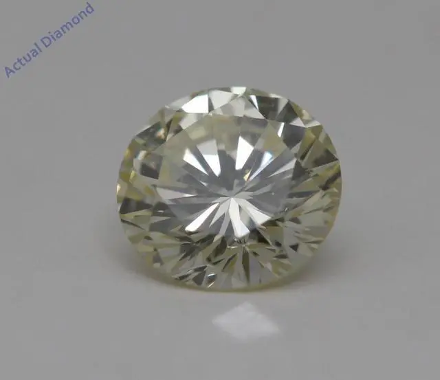 Main image of Round Cut Loose Diamond (0.74 Ct,Yellow(Irradiated) Color,SI1 Clarity)