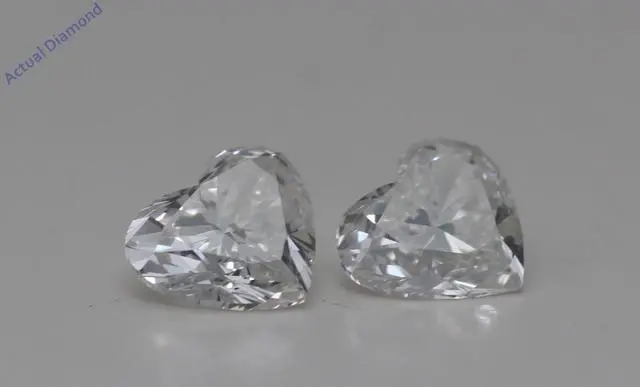 Main image of A Pair of Heart Cut Loose Diamonds (0.98 Ct,I Color,VS1-VS2 Clarity)