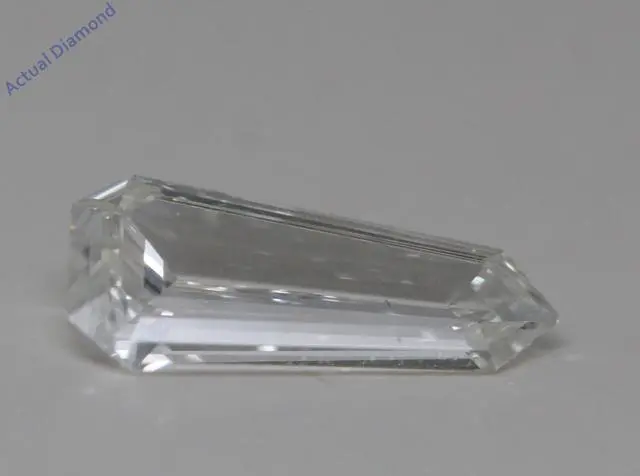 Alt view image 5 of 5 - Shield-Step Cut Natural Mined Loose Diamond (0.57 Ct,J Color,VS1 Clarity) GIA Certified