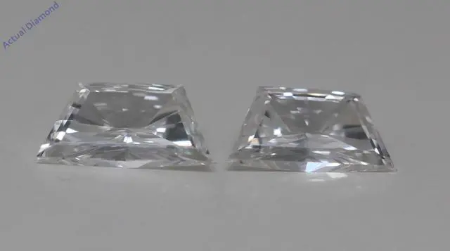 Main image of A Pair of Trapezoid Cut Natural Mined Loose Diamonds (0.55 Ct,G Color,VS1 Clarity)